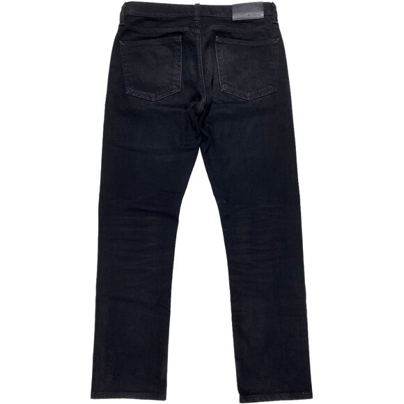 Buck Mason Button-Fly Slim Fit Stretch Denim Black Jeans Men's size 31x29 - Picture 2 of 9